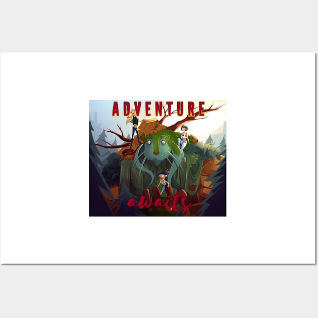 Adventure Awaits Wall Art by alg813